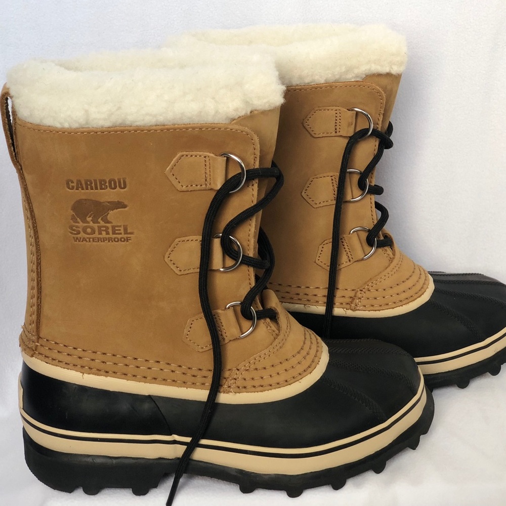 Sorel Kids Tan Leather snow Boot Size 5